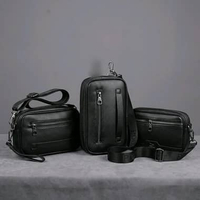 Italy Bags - Tas Slempang 2in1 Polo Land Pria Premium Kulit Sintetis Elegant Multifungsi