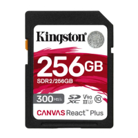 【Kingston 金士頓】256GB SDXC SD UHS-I U3 V90 UHS-II 記憶卡(SDR2/256GB 平輸)