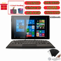2 in 1 Tablet 10.1 Inch 4GB RAM 64GB ROM 64Bit Windows 10 Z8350 1920x1200IPS 4-Cores Dual Camear HDMI-Compatible USB 3.0