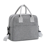 Portable Lunch Bag Cooler Tote Hangbag Picnic Insulated Box Canvas Thermal Food Container Men Women Kids Travel Lunchbox 2022New