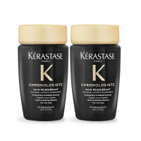 KERASTASE 卡詩 黑鑽極萃逆時淨髮浴(80ml)-1入/2入-任選-國際航空版-2入