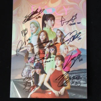 hand signed TWICE autographed FANCY YOU mini7th album CD+signed poster+photo