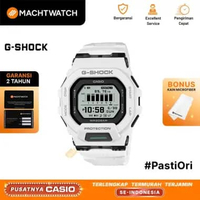 Jam Tangan Pria Casio G-Shock G-Squad GBD-200-7DR Men Digital Dial White Resin Band Putih
