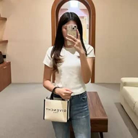 Tas GIVENCHY 4G PATTERN BLACK SIDE IVORY TOTE BAG WITH LONG STRAP SMALL 100% ORIGINAL 19X15X8CM