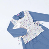 (Hanya Rompi Vest) Naisha Official Gamis 2 in 1 Floral Vest Faza Dress Busui Friendly Busana Muslim 