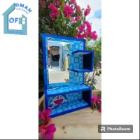 Rak kosmetik,rak mini,rak gantung, rak cermin#rakmakeup Paku Penyimpanan