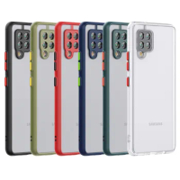 Skin Feel Matte Shockproof Phone Case For Samsung Galaxy M32 M42 M52 M11 M12 M31 M51 M62 M22 M21S M30S M31S 4G 5G Back Cover