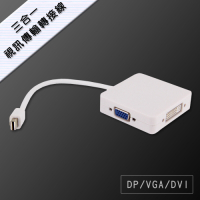 Bravo-u Mini DP Adaptor 三合一視訊傳輸轉接線