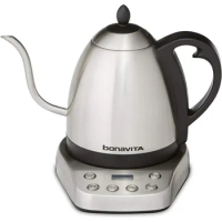 Bonavita 1 Liter Digital Variable Temperature Gooseneck Electric Kettle, Coffee Kettle Pour Over or Making Tea, Precise Control,
