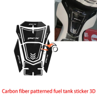 3D Carbon Fiber Motorcycle Stickers Tank Pad Protector Decals Accessories For Honda Pcx 125 150 160 