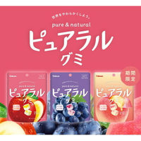 【江戶物語】KABAYA pureral 方塊軟糖 蘋果/葡萄/白桃/櫻桃/草莓味 卡巴果實 QQ糖 史努比 期間限定