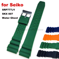 Silicone Watch Band for Seiko SKX007 SRP777J Abalone 007 Bracelet for Rolex Soft High Quality Resin Strap 18mm 20mm 22mm
