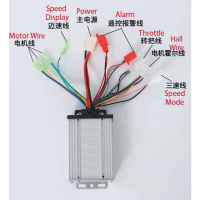 KOTAK KAWALAN EBIKE PENGAWAL MOTOR 48v350W/6G E SKUTER BASIKAL ELEKTRIK/E-Bike Pengawal Kelajuan 48V