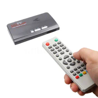 Digital DVB-T T2 dvbt2 TV Box VGA AV CVBS TV Receiver Converter With Remote Control HD 1080P VGA DVB-T2 TV Box