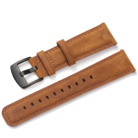 For SUUNTO 9 PEAK Watch Band Crazy Horse Leather Strap For SUUNTO 3 Wristband Bracelet watchband Replace Accessories correa