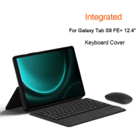 Magic Touchpad Keyboard For Samsung Galaxy Tab S9 FE Plus 12.4" 2023 S9 FE+ SM-X610 X616B Portuguese Smart Keyboard Stand Case