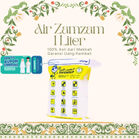 Air Zamzam 1 Liter Asli Mekkah Oleh-Oleh Haji dan Umroh