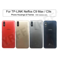 C9 Max TP7062A/C With Camera Lens Battery Case Cover For TP-Link Neffos C9S TP7061A/C C9 Max Phone Housings Frames back Cases