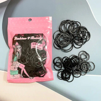 【卡樂熊】買一送一美髮專用純黑橡皮筋/髮束(美髮專用橡皮筋)