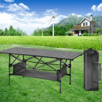 Portable Folding Tables Camping Supplies Tourist Barbecue Picnic Lightweight Trips Equipment Outdoor Nature Hike Backpacking