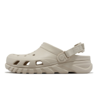 Crocs 洞洞鞋 涼拖鞋 Duet Max II Clog 男女鞋 奶茶 水泥灰 渦輪克駱格 魔鬼氈 可調節 卡駱馳 208776160