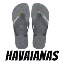 【havaianas 哈瓦仕】涼拖鞋 Havaianas Top Flip Flops 人字拖 海灘鞋 巴西 銀灰色 男女款 4110850-5002U