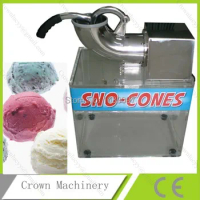 Double Blades Commercial Ice Crusher Shaver Ice Snow Cone Maker Making Machine Snow Cone Machine Snowflake Ice Machine