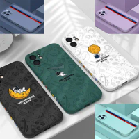 For Realme 8s 5G Case Cartoon Astronaut Space Square For Realme 8 5G Phone Case Realme7 5G RMX3381 RMX3241 Liquid Silicone Cover