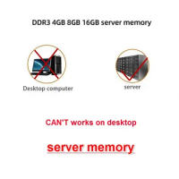 Samsung DDR3 DDR3L 4GB 8GB 16GB 1066MHz 1333MHz 1600MHz 1866MHz Server Memory PC3-12800R REG ECC RAM Registered Memory
