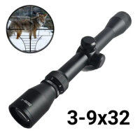 Tactical 3-9X32 Hunting Optic Scope Cross-Hair Reticle Adjustable Riflescope Outdoor Reflex Air Rifle Scopes Hunting Accessory