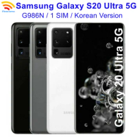 Samsung Galaxy S20 Ultra 5G S20U G988N 6.9" 256GB ROM 12GB RAM Snapdragon NFC Original Unlocked Android Cell Phone