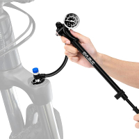 High Pressure Shock Pump: Bike Shock Air Pump with Gauge 400 PSI for Fork and Rear Bicycle Suspensio