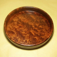 整木挖制手工大漆精品水波紋巴西花梨木圓形托盤文盤紅木果盤茶具