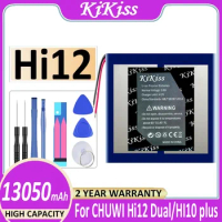 KiKiss Battery 13050mAh For CHUWI Hi12 Dual System 64G for Chuwi HI10 Plus CWI527 CW1527 10.8" Tablet PC Bateria