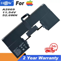 11.54V 52.6Wh New A2669 Laptop Battery for Apple Macbook Air 2022 (M2) A2681
