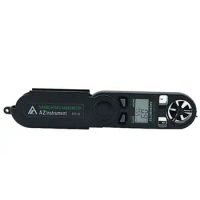AZ8918 Pocket Digital Anemometer, , Hand-Held Wind Speed / Air Temperature Tester, Measuring Air Volume, Foldable.