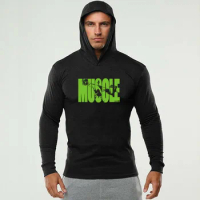 New Men's Running T Shirt Compression Tops Gym Shirt With Hoody Fitness Long Sleeve T-shirt Sportswear Tshirt Jogging Tracksuit