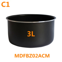 MDFBZ02ACM 3L Rice Cooker Inner Pot for XIAOMI MIJIA C1 MDFBZ02ACM Rice Cooker Parts
