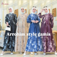 KANIA Dress Jumbo Ready|Gamis Silk premium|Gamis silk terlaris model Busui