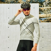 ADISI 男抗UV快乾長袖自行車衣ABL2192201 (S-2XL) / 輕量 吸濕排汗 速乾 抗紫外線 防曬 反光