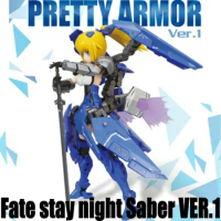 Pretty Armor PA Frame Arms Girl Fate stay night Saber VER.1 Humanoid Assembled Action Figure Model Anime Toys Figure