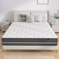 Full/Queen/King size Mattress, 12/14 Inch Hybrid Mattress in a Box, Full Mattress Foam and Individually Wrapped Pocket Coils