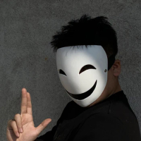 Hot!!!Black Bullet Kohina Hiruko Mask Cos Costumes Accessories Props Smile Terror Halloween Resin Mask Halloween party supplies