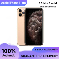 99% New Ready Stock Apple iPhone11Pro 5.8" Face ID 64/256GB A13 Bionic IOS iPhone 11 Pro Genuine Unlocked Original 4G LTE IPhone