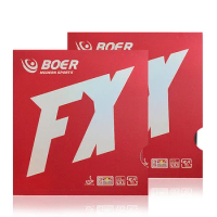 BOER Table Tennis Rubbers FX Training Ping Pong Rubbers with Hard Sponge Elastic Pimples-in