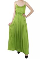 DSquared2 Dsquared2 Spaghetti Strap Long Pleated Dress