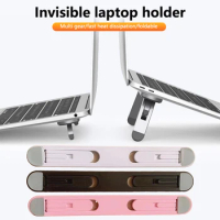 Universal Laptop Riser Stand for Macbook Pro 13 15 Air ForLenovo/Samsung Notebook Cooling Pad Invisible Laptop Bracket Stands