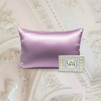 Sarung Bantal Cinta PREMIUM Satin Silk Bedsheet King Size Terlibeauty Purple Lilac