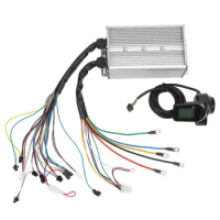 36V48V60V 1500W Brushless Motor Controller Kit with S886/S866 LCD Display for Electric Bikes Scooters E-bike Parts