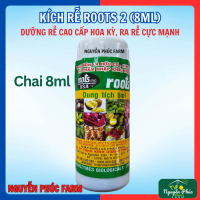 Phân bón lá cao cấp kích rễ ROOTS 2 (8ml), ra rễ cực mạnh USA cho mai vàng, bonsai, cây cảnh...
